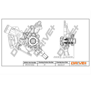 Vodní čerpadlo, chlazení motoru Dr!ve+ DP2310.10.066