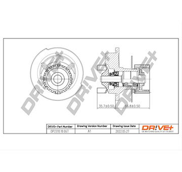 Vodní čerpadlo, chlazení motoru Dr!ve+ DP2310.10.067