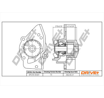 Vodní čerpadlo, chlazení motoru Dr!ve+ DP2310.10.069