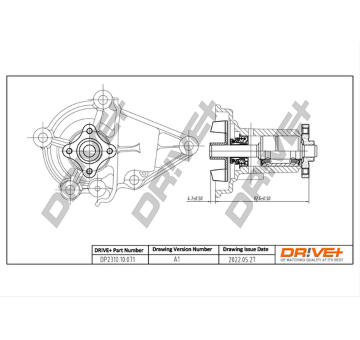 Vodní čerpadlo, chlazení motoru Dr!ve+ DP2310.10.071