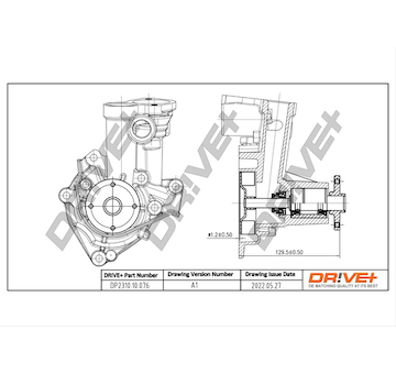 Vodní čerpadlo, chlazení motoru Dr!ve+ DP2310.10.076