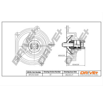 Vodní čerpadlo, chlazení motoru Dr!ve+ DP2310.10.081