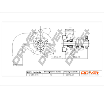 Vodní čerpadlo, chlazení motoru Dr!ve+ DP2310.10.087