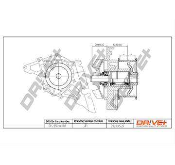 Vodní čerpadlo, chlazení motoru Dr!ve+ DP2310.10.088