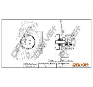 Vodní čerpadlo, chlazení motoru Dr!ve+ DP2310.10.090