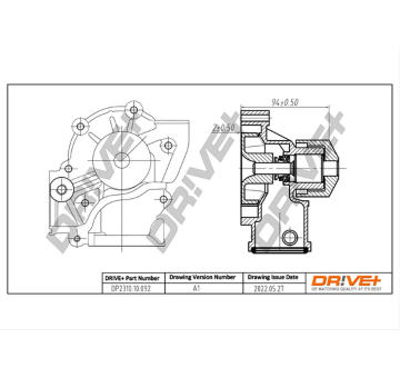 Vodní čerpadlo, chlazení motoru Dr!ve+ DP2310.10.092