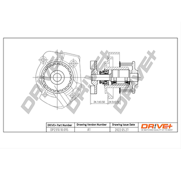 Vodní čerpadlo, chlazení motoru Dr!ve+ DP2310.10.095