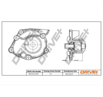 Vodní čerpadlo, chlazení motoru Dr!ve+ DP2310.10.107