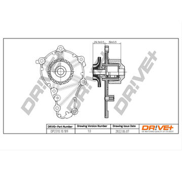 Vodní čerpadlo, chlazení motoru Dr!ve+ DP2310.10.109