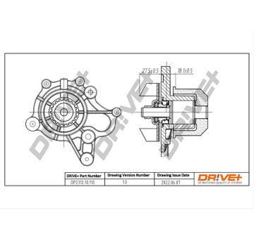 Vodní čerpadlo, chlazení motoru Dr!ve+ DP2310.10.110