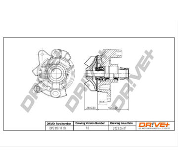 Vodní čerpadlo, chlazení motoru Dr!ve+ DP2310.10.114