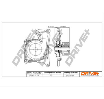 Vodní čerpadlo, chlazení motoru Dr!ve+ DP2310.10.119