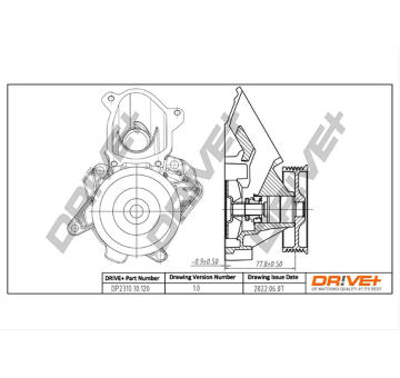 Vodní čerpadlo, chlazení motoru Dr!ve+ DP2310.10.120