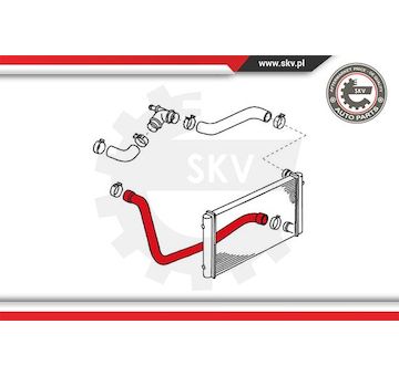 Hadice chladiče ESEN SKV 24SKV317