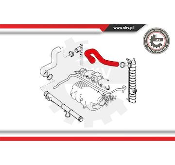 Hadice chladiče ESEN SKV 24SKV328
