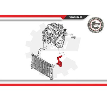 Hadice chladiče ESEN SKV 24SKV342