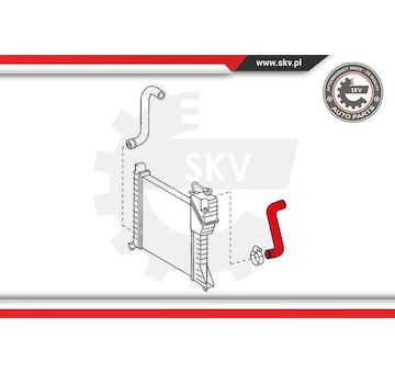 Hadice chladiče ESEN SKV 24SKV343