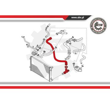 Hadice chladiče ESEN SKV 24SKV344