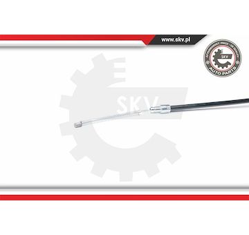Tažné lanko, parkovací brzda ESEN SKV 25SKV566