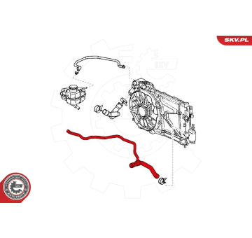 Hadice chladiče ESEN SKV 24SKV321