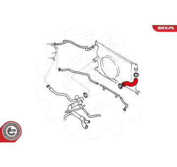 Hadice chladiče SKV GERMANY 24SKV325