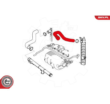 Hadica chladenia ESEN SKV 24SKV328