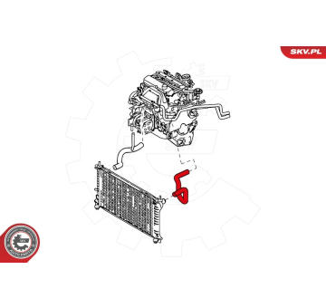 Hadice chladiče ESEN SKV 24SKV342