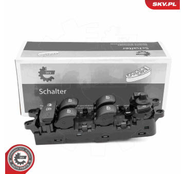 Spínač, zvedací zařízení oken ESEN SKV 37SKV217