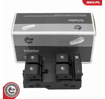 Spínač elektrického otvárania okien ESEN SKV 37SKV503