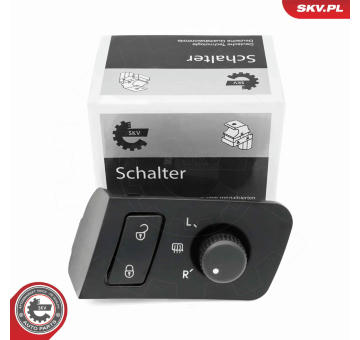 Spínač, nastavení vnějšího zrcátka ESEN SKV 37SKV623