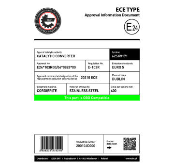 Katalyzátor ESEN SKV 62SKV171