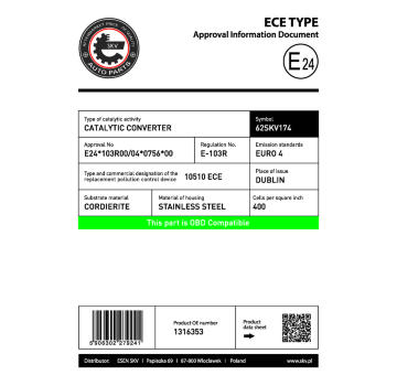 Katalyzátor ESEN SKV 62SKV174