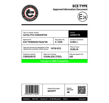 Katalyzátor ESEN SKV 62SKV175