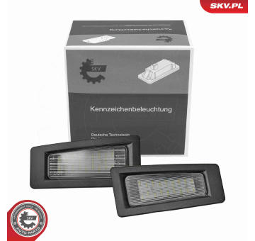 Osvetlenie poznávacej značky ESEN SKV 72SKV580