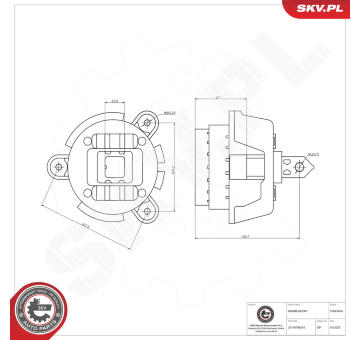 Zavěšení motoru ESEN SKV 75SKV014