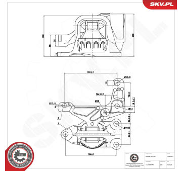 Zaveseni motoru ESEN SKV 75SKV077