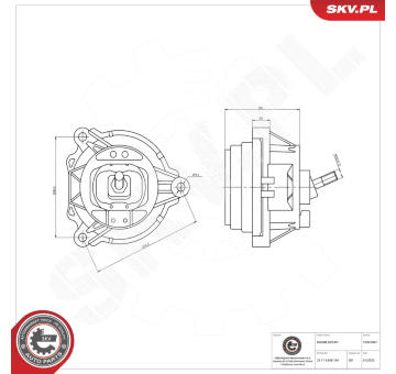Zaveseni motoru ESEN SKV 75SKV087