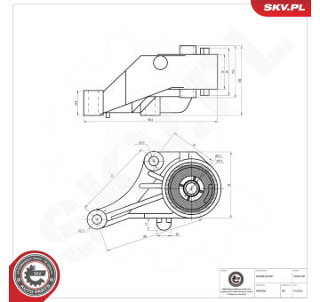 Zaveseni motoru ESEN SKV 75SKV108