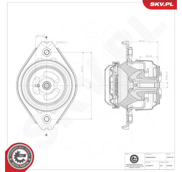 Zaveseni motoru ESEN SKV 75SKV120