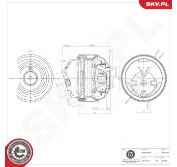Zavěšení motoru ESEN SKV 75SKV128