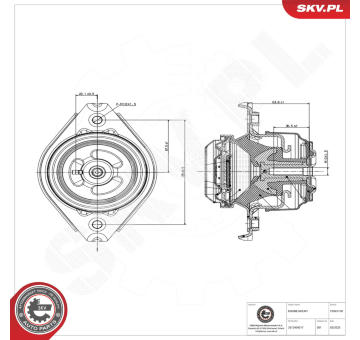 Zaveseni motoru ESEN SKV 75SKV130