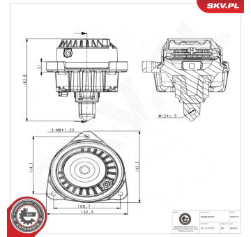 Ulożenie motora ESEN SKV 75SKV131