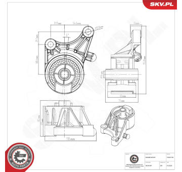 Zaveseni motoru ESEN SKV 75SKV199