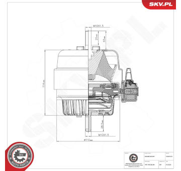 Zaveseni motoru ESEN SKV 75SKV212