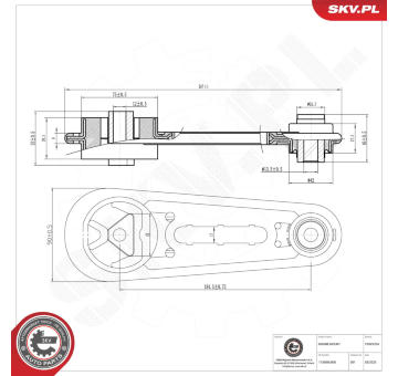 Zavěšení motoru ESEN SKV 75SKV234