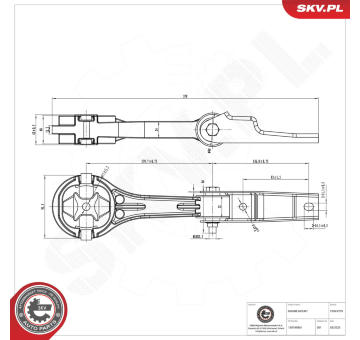 Zaveseni motoru ESEN SKV 75SKV279