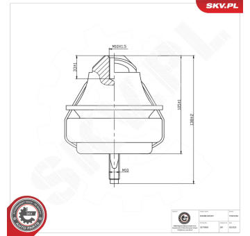 Zaveseni motoru ESEN SKV 75SKV284