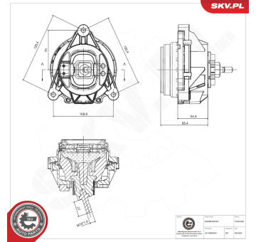Zaveseni motoru ESEN SKV 75SKV285