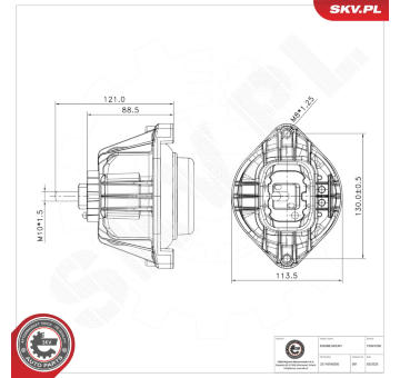 Zaveseni motoru ESEN SKV 75SKV290
