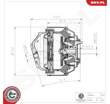 Zaveseni motoru ESEN SKV 75SKV292